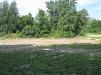 Dressage ring - side view
