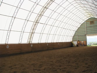 Inside arena